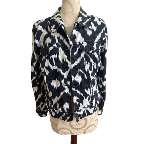 Jones New York Jeans Long Sleeve Denim Button Up Jacket Small - Picture 1 of 11